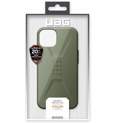 Чохол TPU UAG CIVILIAN series для Apple iPhone 14 Plus (6.7") Зелений Чохол TPU UAG CIVILIAN series для Apple iPhone 14 Plus (6.7") Зелений