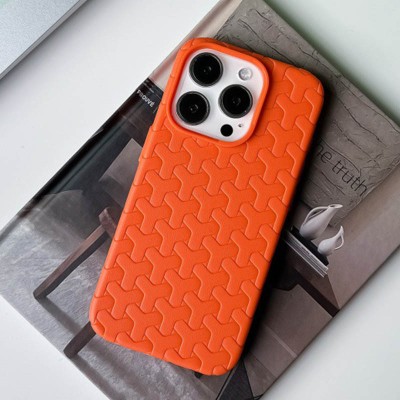 Чохол TPU Weaving для Apple iPhone 13 Pro (6.1") Orange