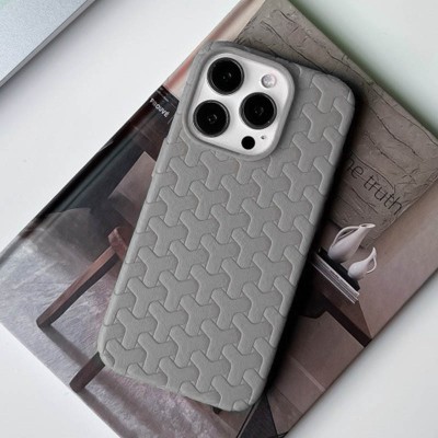 Чохол TPU Weaving для Apple iPhone 13 Pro Max (6.7") Grey Чохол TPU Weaving для Apple iPhone 13 Pro Max (6.7") Grey