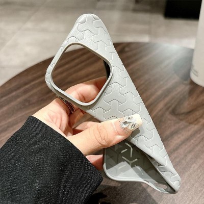 Чохол TPU Weaving для Apple iPhone 13 Pro Max (6.7") Grey Чохол TPU Weaving для Apple iPhone 13 Pro Max (6.7") Grey