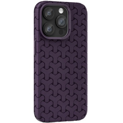 Чохол TPU Weaving для Apple iPhone 15 Pro Max (6.7") Purple Чохол TPU Weaving для Apple iPhone 15 Pro Max (6.7") Purple