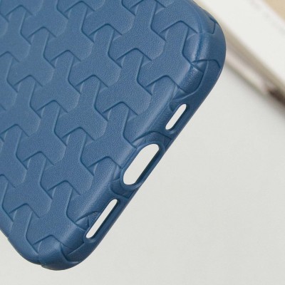 Чохол TPU Weaving для Apple iPhone 16 (6.1") Blue Чохол TPU Weaving для Apple iPhone 16 (6.1") Blue