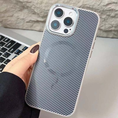 Чохол TPU+PC Carbon Mirage with MagSafe для Apple iPhone 16 Pro Max (6.9") Grey Чохол TPU+PC Carbon Mirage with MagSafe для Apple iPhone 16 Pro Max (6.9") Grey