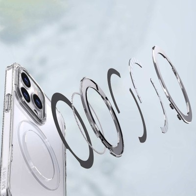 Чохол TPU+PC Empire with MagSafe and Ring для Apple iPhone 12 Pro / 12 (6.1") Clear Чохол TPU+PC Empire with MagSafe and Ring для Apple iPhone 12 Pro / 12 (6.1") Clear