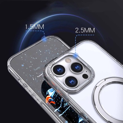 Чохол TPU+PC Empire with MagSafe and Ring для Apple iPhone 12 Pro / 12 (6.1") Clear Чохол TPU+PC Empire with MagSafe and Ring для Apple iPhone 12 Pro / 12 (6.1") Clear