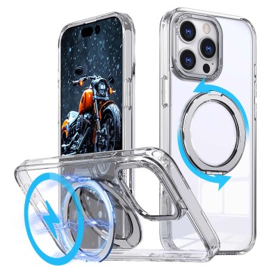 Чохол TPU+PC Empire with MagSafe and Ring для Apple iPhone 14 Pro Max (6.7") Clear Чохол TPU+PC Empire with MagSafe and Ring для Apple iPhone 14 Pro Max (6.7") Clear