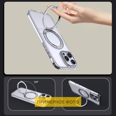 Чохол TPU+PC Empire with MagSafe and Ring для Apple iPhone 16 Plus (6.7") Clear