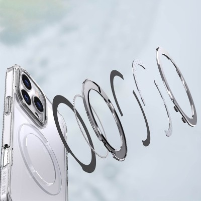 Чохол TPU+PC Empire with MagSafe and Ring для Apple iPhone 16 Pro Max (6.9") Clear Чохол TPU+PC Empire with MagSafe and Ring для Apple iPhone 16 Pro Max (6.9") Clear