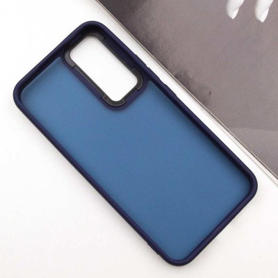 Чохол TPU+PC Lyon Frosted для Samsung Galaxy A55 Deep Navy Чохол TPU+PC Lyon Frosted для Samsung Galaxy A55 Deep Navy