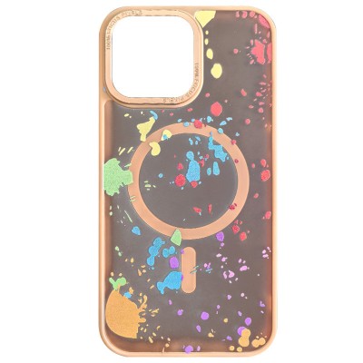 Чохол TPU+PC Flush with MagSafe для Apple iPhone 12 Pro Max (6.7") Desert gold
