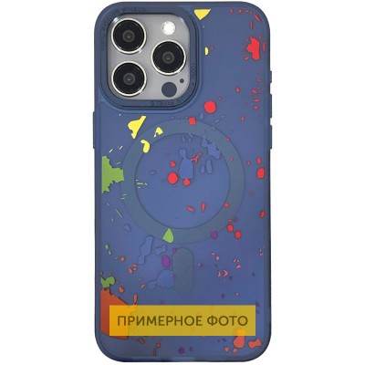Чохол TPU+PC Flush with MagSafe для Samsung Galaxy S24 FE Dark blue