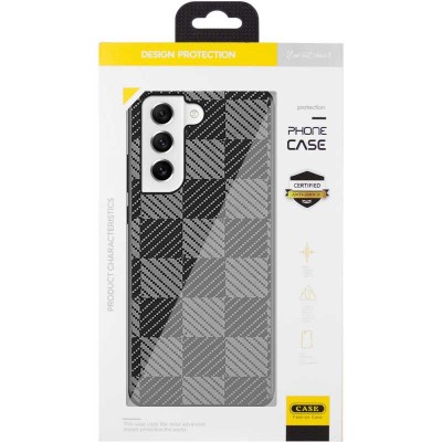 Чохол TPU+PC Grid для Samsung Galaxy S21 FE Cube Чохол TPU+PC Grid для Samsung Galaxy S21 FE Cube