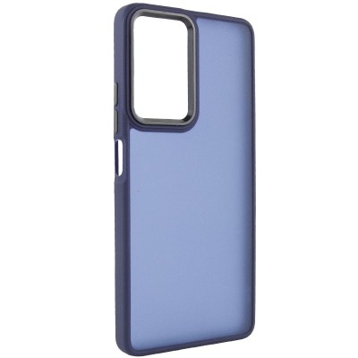Чохол TPU+PC Lyon Frosted для Infinix Hot 50 4G Navy Blue