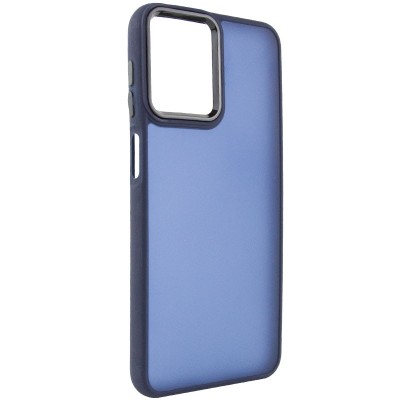 Чохол TPU+PC Lyon Frosted для Motorola Moto E13 Navy Blue Чохол TPU+PC Lyon Frosted для Motorola Moto E13 Navy Blue