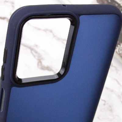 Чохол TPU+PC Lyon Frosted для Motorola Moto E13 Navy Blue Чохол TPU+PC Lyon Frosted для Motorola Moto E13 Navy Blue