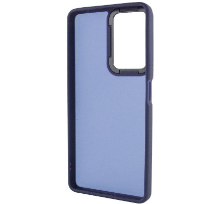 Чохол TPU+PC Lyon Frosted для Oppo A96 Navy Blue Чохол TPU+PC Lyon Frosted для Oppo A96 Navy Blue