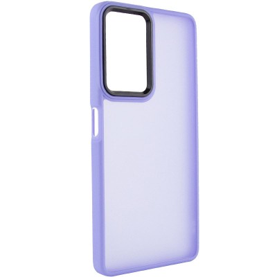 Чохол TPU+PC Lyon Frosted для Oppo A96 Purple Чохол TPU+PC Lyon Frosted для Oppo A96 Purple