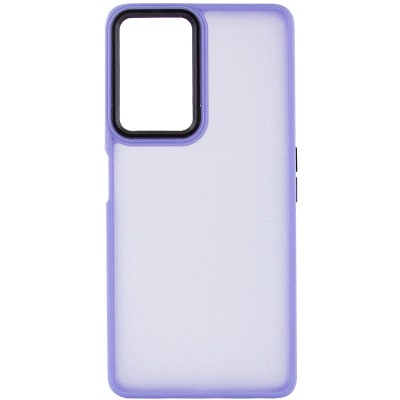 Чохол TPU+PC Lyon Frosted для Oppo A96 Purple Чохол TPU+PC Lyon Frosted для Oppo A96 Purple