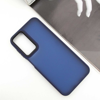 Чохол TPU+PC Lyon Frosted для Samsung Galaxy A16 4G/5G Navy Blue