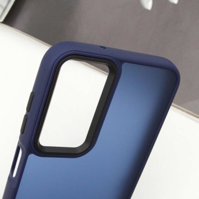 Чохол TPU+PC Lyon Frosted для Samsung Galaxy A24 4G Navy Blue