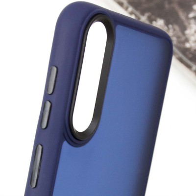 Чохол TPU+PC Lyon Frosted для Samsung Galaxy A50 (A505F) / A50s / A30s Navy Blue Чохол TPU+PC Lyon Frosted для Samsung Galaxy A50 (A505F) / A50s / A30s Navy Blue