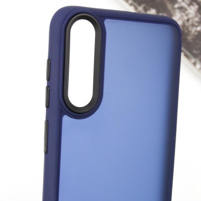 Чохол TPU+PC Lyon Frosted для Samsung Galaxy A50 (A505F) / A50s / A30s Navy Blue Чохол TPU+PC Lyon Frosted для Samsung Galaxy A50 (A505F) / A50s / A30s Navy Blue