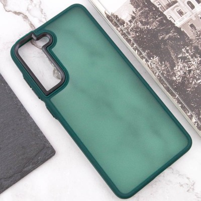 Чохол TPU+PC Lyon Frosted для Samsung Galaxy S21 FE Green Чохол TPU+PC Lyon Frosted для Samsung Galaxy S21 FE Green