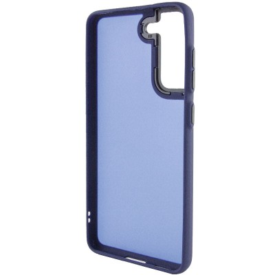 Чохол TPU+PC Lyon Frosted для Samsung Galaxy S21 FE Navy Blue Чохол TPU+PC Lyon Frosted для Samsung Galaxy S21 FE Navy Blue