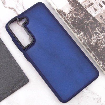 Чохол TPU+PC Lyon Frosted для Samsung Galaxy S21 FE Navy Blue Чохол TPU+PC Lyon Frosted для Samsung Galaxy S21 FE Navy Blue