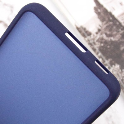 Чохол TPU+PC Lyon Frosted для Samsung Galaxy S21 FE Navy Blue Чохол TPU+PC Lyon Frosted для Samsung Galaxy S21 FE Navy Blue