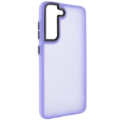 Чохол TPU+PC Lyon Frosted для Samsung Galaxy S21 FE Purple Чохол TPU+PC Lyon Frosted для Samsung Galaxy S21 FE Purple
