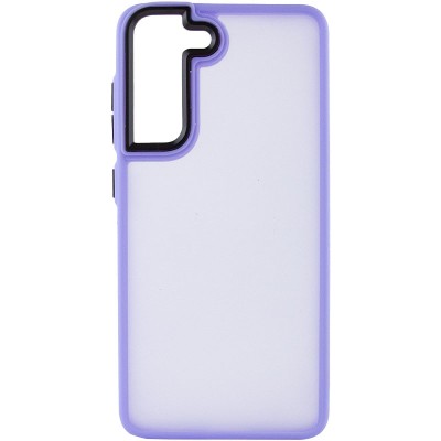 Чохол TPU+PC Lyon Frosted для Samsung Galaxy S21 FE Purple Чохол TPU+PC Lyon Frosted для Samsung Galaxy S21 FE Purple