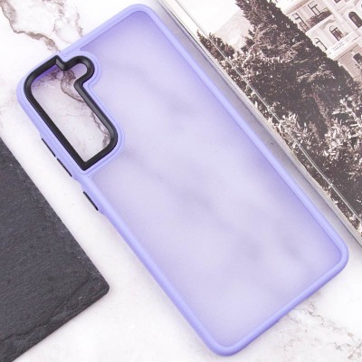 Чохол TPU+PC Lyon Frosted для Samsung Galaxy S21 FE Purple Чохол TPU+PC Lyon Frosted для Samsung Galaxy S21 FE Purple
