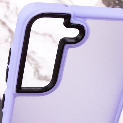 Чохол TPU+PC Lyon Frosted для Samsung Galaxy S21 FE Purple Чохол TPU+PC Lyon Frosted для Samsung Galaxy S21 FE Purple