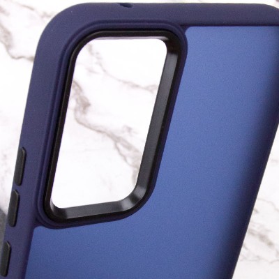 Чохол TPU+PC Lyon Frosted для Samsung Galaxy S23 Ultra Navy Blue Чохол TPU+PC Lyon Frosted для Samsung Galaxy S23 Ultra Navy Blue