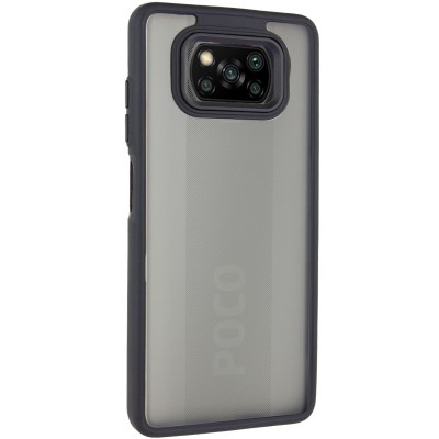 Чохол TPU+PC Lyon Frosted для Xiaomi Poco X3 NFC / Poco X3 Pro Black Чохол TPU+PC Lyon Frosted для Xiaomi Poco X3 NFC / Poco X3 Pro Black