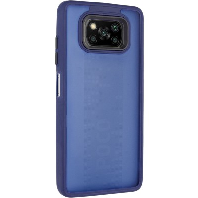 Чохол TPU+PC Lyon Frosted для Xiaomi Poco X3 NFC / Poco X3 Pro Navy Blue Чохол TPU+PC Lyon Frosted для Xiaomi Poco X3 NFC / Poco X3 Pro Navy Blue