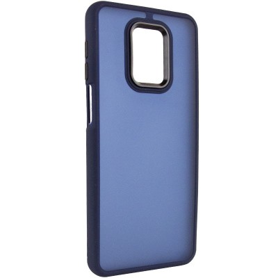 Чохол TPU+PC Lyon Frosted для Xiaomi Redmi Note 9s / Note 9 Pro / Note 9 Pro Max Navy Blue Чохол TPU+PC Lyon Frosted для Xiaomi Redmi Note 9s / Note 9 Pro / Note 9 Pro Max Navy Blue