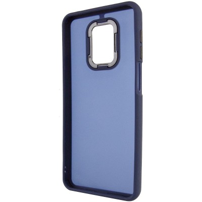 Чохол TPU+PC Lyon Frosted для Xiaomi Redmi Note 9s / Note 9 Pro / Note 9 Pro Max Navy Blue Чохол TPU+PC Lyon Frosted для Xiaomi Redmi Note 9s / Note 9 Pro / Note 9 Pro Max Navy Blue