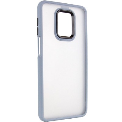 Чохол TPU+PC Lyon Frosted для Xiaomi Redmi Note 9s / Note 9 Pro / Note 9 Pro Max Sierra Blue Чохол TPU+PC Lyon Frosted для Xiaomi Redmi Note 9s / Note 9 Pro / Note 9 Pro Max Sierra Blue