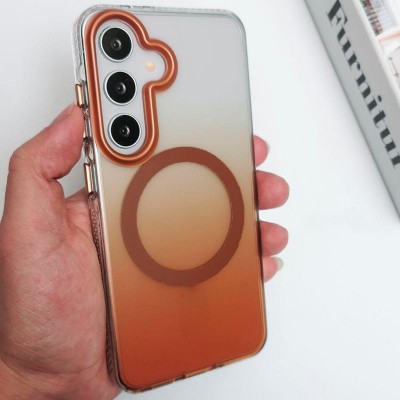 Чохол TPU+PC Phantom with MagSafe для Samsung Galaxy S25+ Rose Gold Чохол TPU+PC Phantom with MagSafe для Samsung Galaxy S25+ Rose Gold