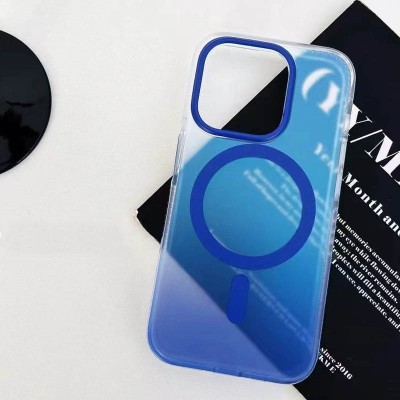Чохол TPU+PC Phantom with MagSafe для Apple iPhone 13 Pro Max (6.7") Blue