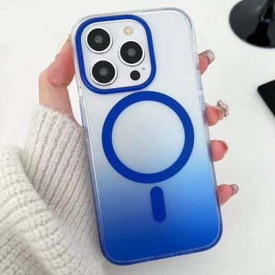 Чохол TPU+PC Phantom with MagSafe для Apple iPhone 14 Pro (6.1") Blue Чохол TPU+PC Phantom with MagSafe для Apple iPhone 14 Pro (6.1") Blue