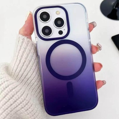 Чохол TPU+PC Phantom with MagSafe для Apple iPhone 15 Pro Max (6.7") Purple Чохол TPU+PC Phantom with MagSafe для Apple iPhone 15 Pro Max (6.7") Purple