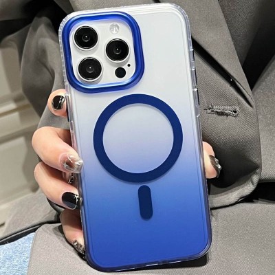 Чохол TPU+PC Shadow with MagSafe для Apple iPhone 14 Pro (6.1") Blue Чохол TPU+PC Shadow with MagSafe для Apple iPhone 14 Pro (6.1") Blue