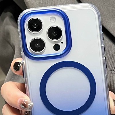 Чохол TPU+PC Shadow with MagSafe для Apple iPhone 14 Pro (6.1") Blue Чохол TPU+PC Shadow with MagSafe для Apple iPhone 14 Pro (6.1") Blue