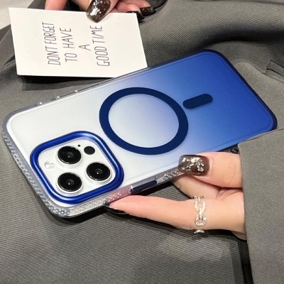 Чохол TPU+PC Shadow with MagSafe для Apple iPhone 14 Pro (6.1") Blue Чохол TPU+PC Shadow with MagSafe для Apple iPhone 14 Pro (6.1") Blue