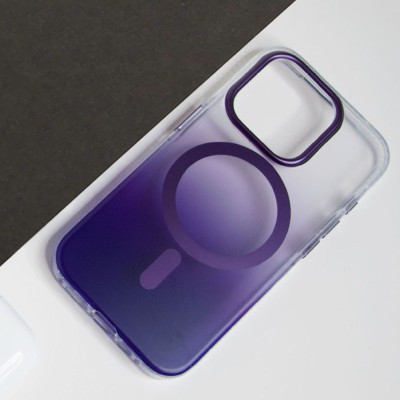 Чохол TPU+PC Shadow with MagSafe для Apple iPhone 14 Pro (6.1") Purple