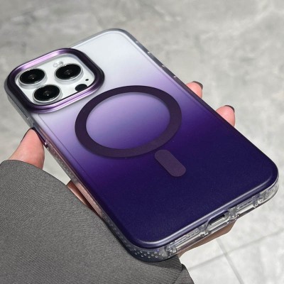 Чохол TPU+PC Shadow with MagSafe для Apple iPhone 14 Pro (6.1") Purple