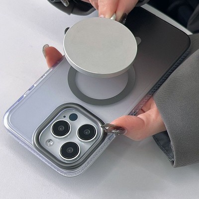 Чохол TPU+PC Shadow with MagSafe для Apple iPhone 14 Pro Max (6.7") Gray Чохол TPU+PC Shadow with MagSafe для Apple iPhone 14 Pro Max (6.7") Gray